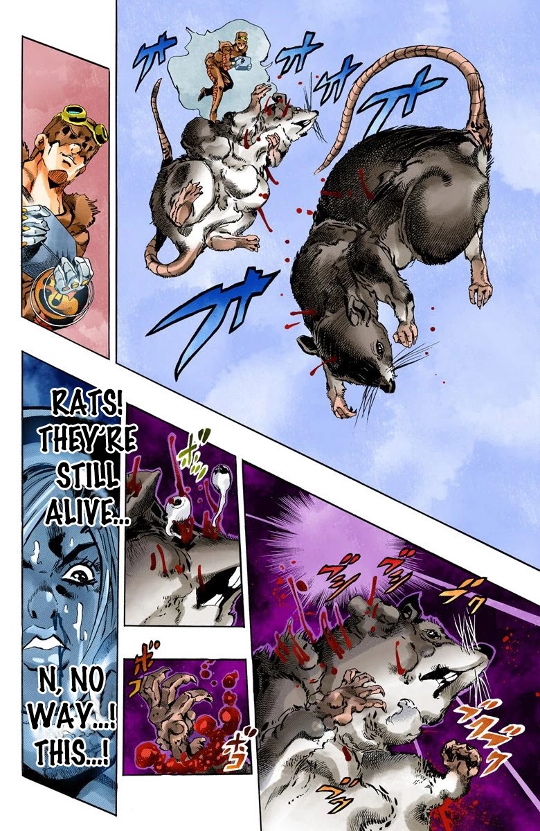 JoJo's Bizarre Adventure Part 6 - Stone Ocean (Official Colored) Chapter 45 page 14 - Chapter 45: Operation Savage Garden Part 6