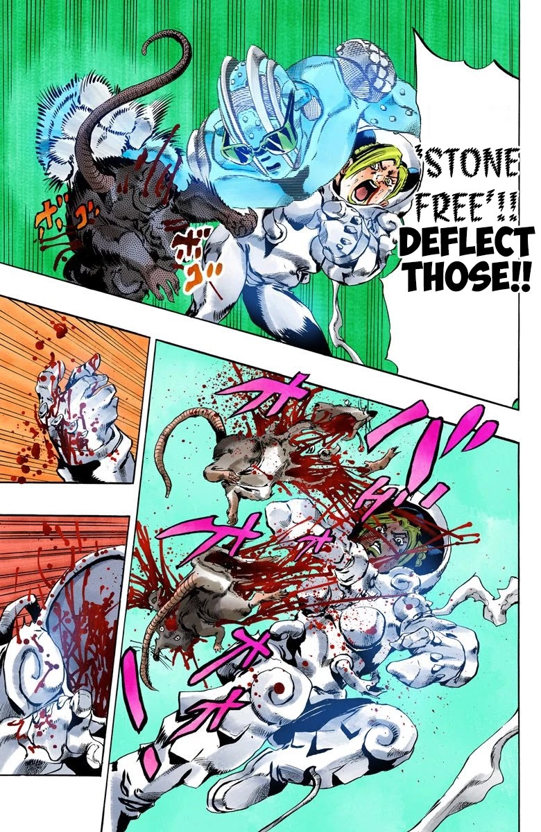 JoJo's Bizarre Adventure Part 6 - Stone Ocean (Official Colored) Chapter 45 page 15 - Chapter 45: Operation Savage Garden Part 6
