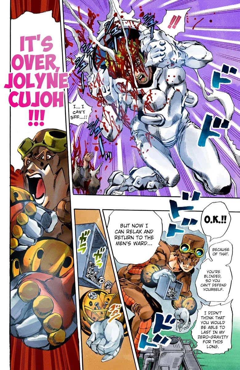JoJo's Bizarre Adventure Part 6 - Stone Ocean (Official Colored) Chapter 45 page 16 - Chapter 45: Operation Savage Garden Part 6