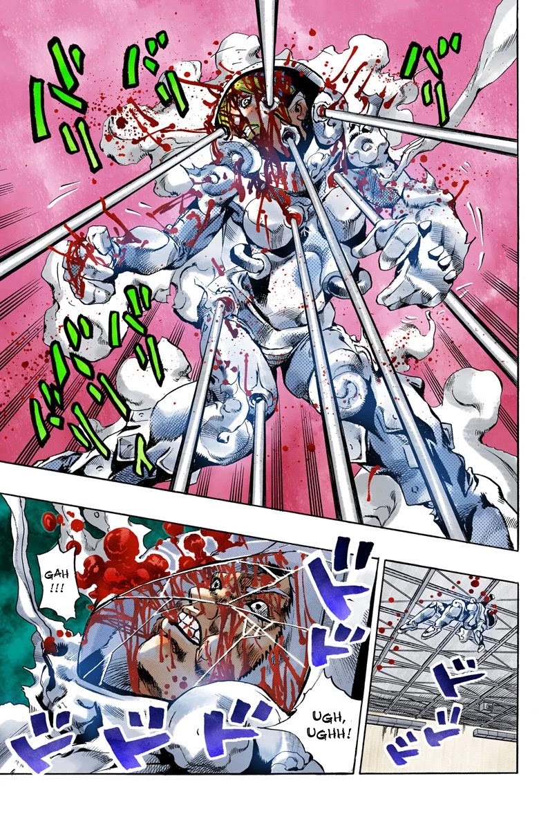 JoJo's Bizarre Adventure Part 6 - Stone Ocean (Official Colored) Chapter 45 page 17 - Chapter 45: Operation Savage Garden Part 6