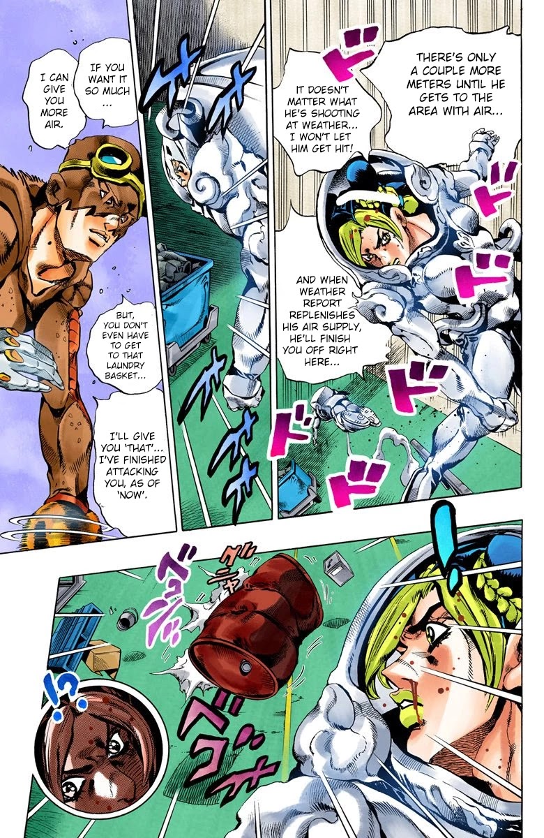 JoJo's Bizarre Adventure Part 6 - Stone Ocean (Official Colored) Chapter 45 page 6 - Chapter 45: Operation Savage Garden Part 6