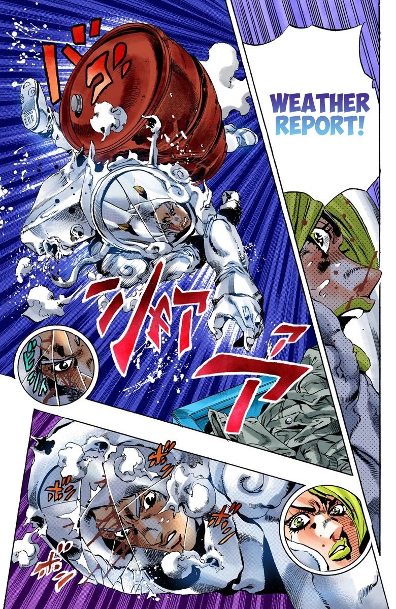 JoJo's Bizarre Adventure Part 6 - Stone Ocean (Official Colored) Chapter 45 page 8 - Chapter 45: Operation Savage Garden Part 6