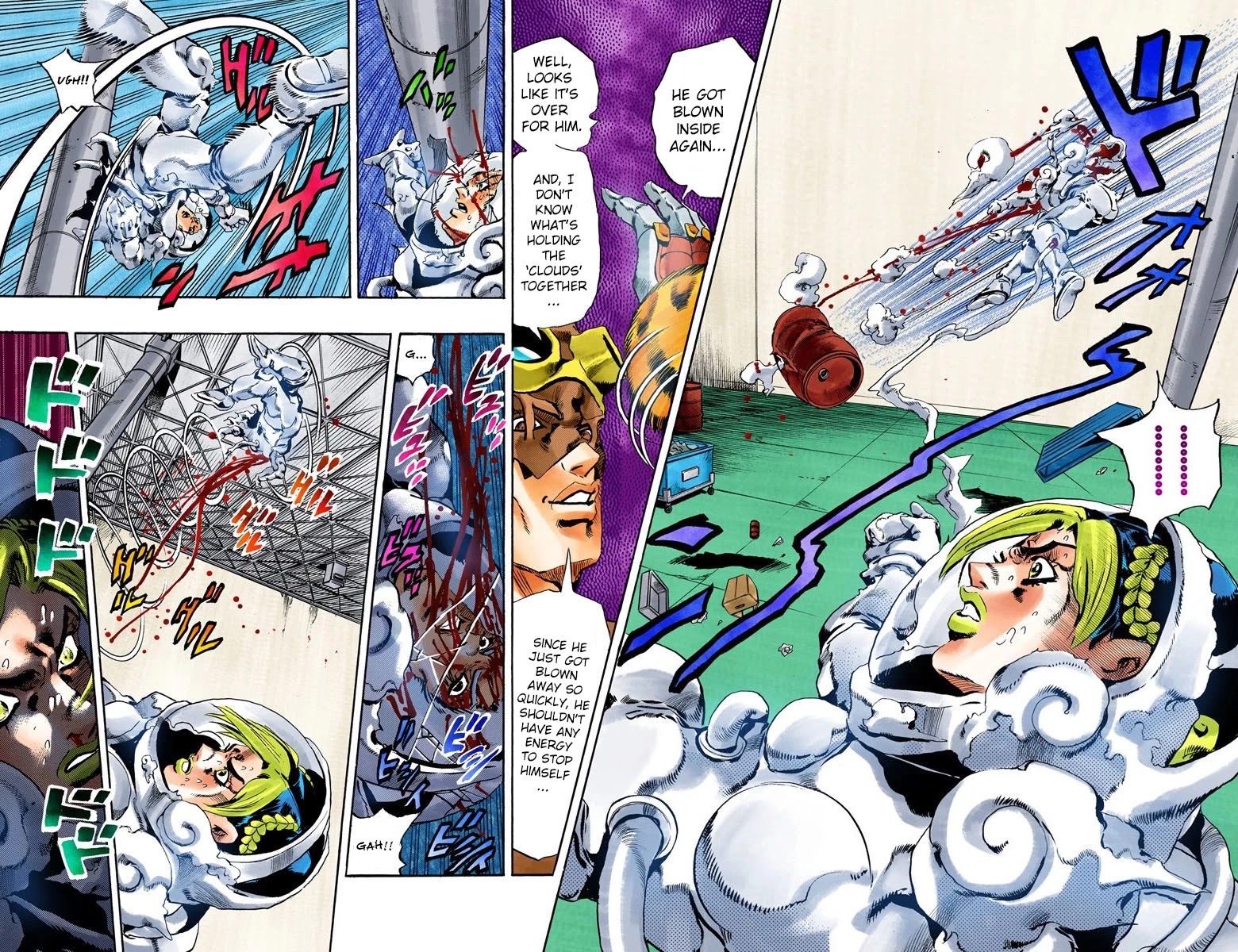 JoJo's Bizarre Adventure Part 6 - Stone Ocean (Official Colored) Chapter 45 page 9 - Chapter 45: Operation Savage Garden Part 6
