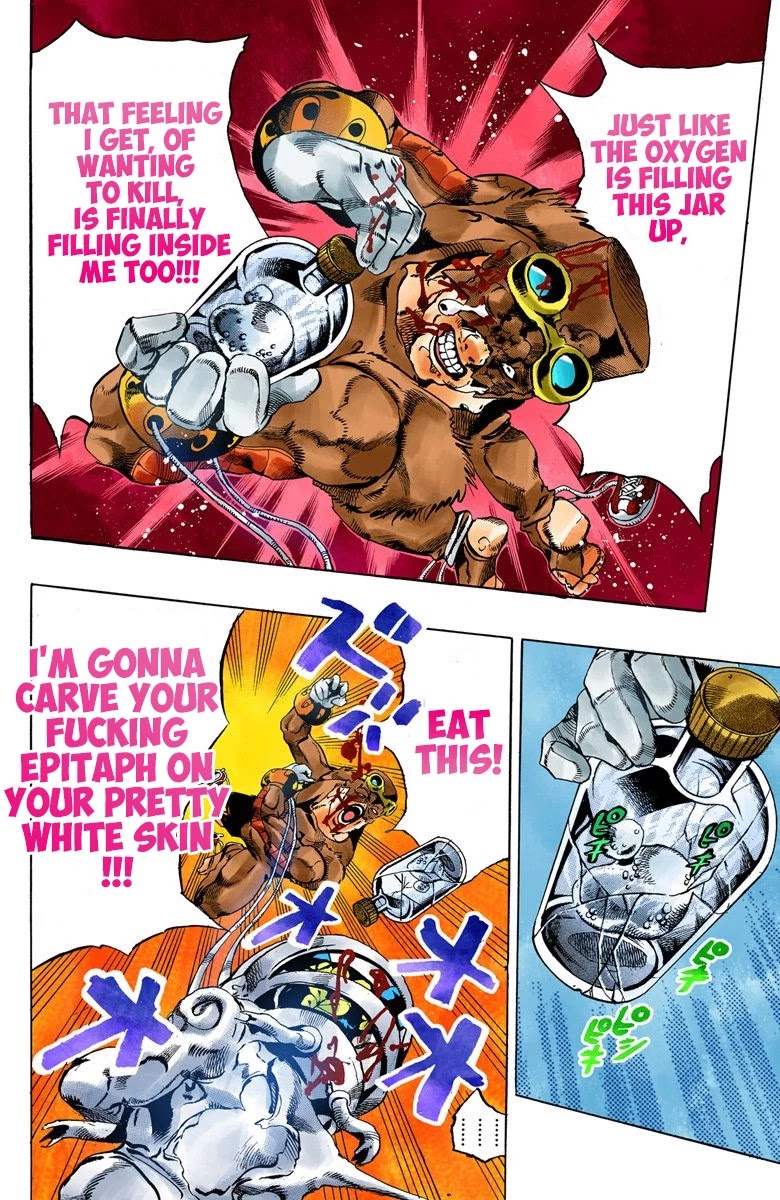 JoJo's Bizarre Adventure Part 6 - Stone Ocean (Official Colored) Chapter 46 page 12 - Chapter 46: Operation Savage Garden Part 7