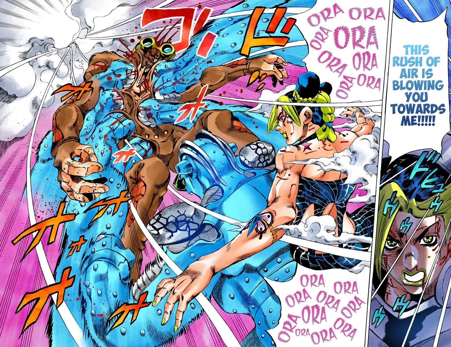 JoJo's Bizarre Adventure Part 6 - Stone Ocean (Official Colored) Chapter 46 page 17 - Chapter 46: Operation Savage Garden Part 7