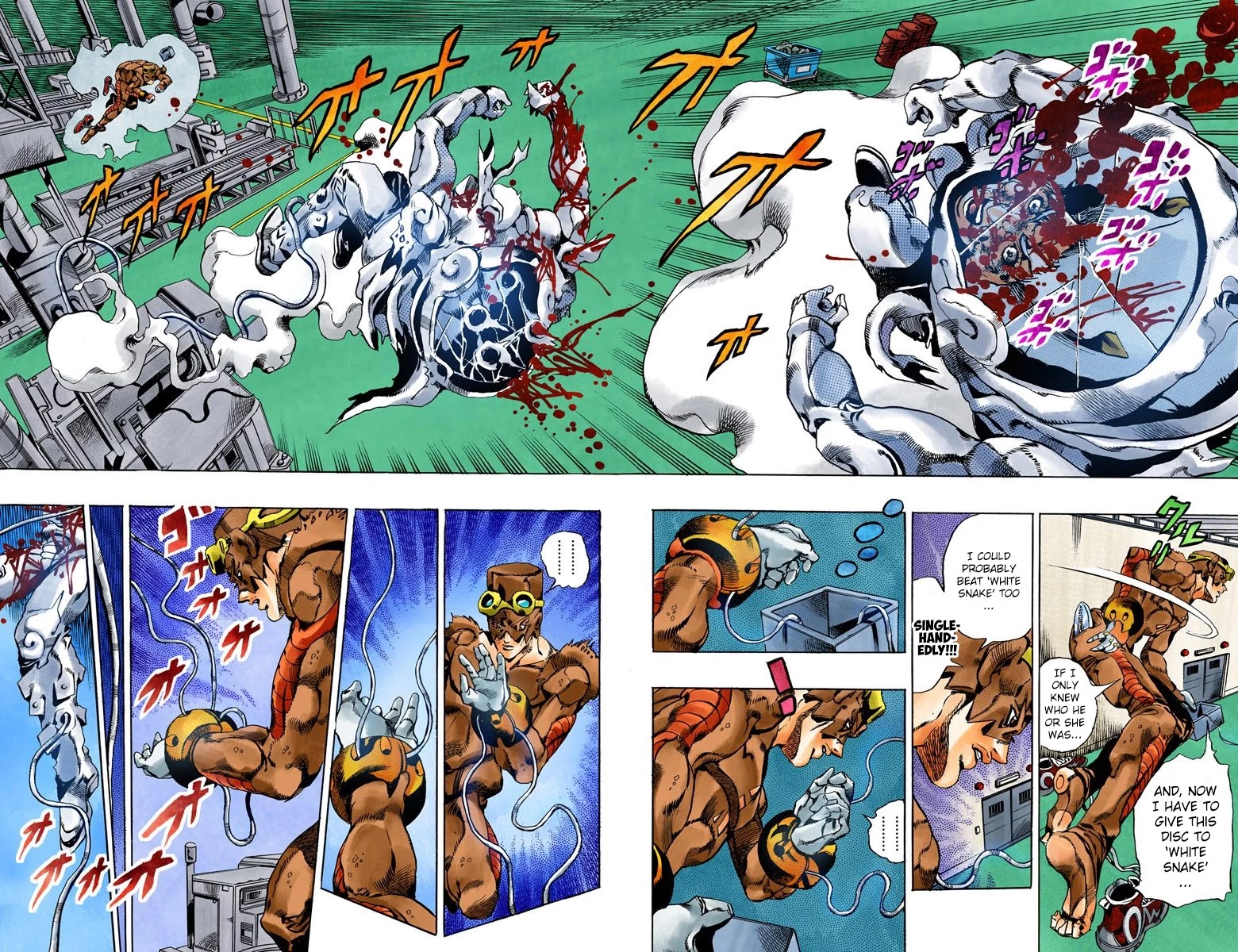 JoJo's Bizarre Adventure Part 6 - Stone Ocean (Official Colored) Chapter 46 page 5 - Chapter 46: Operation Savage Garden Part 7