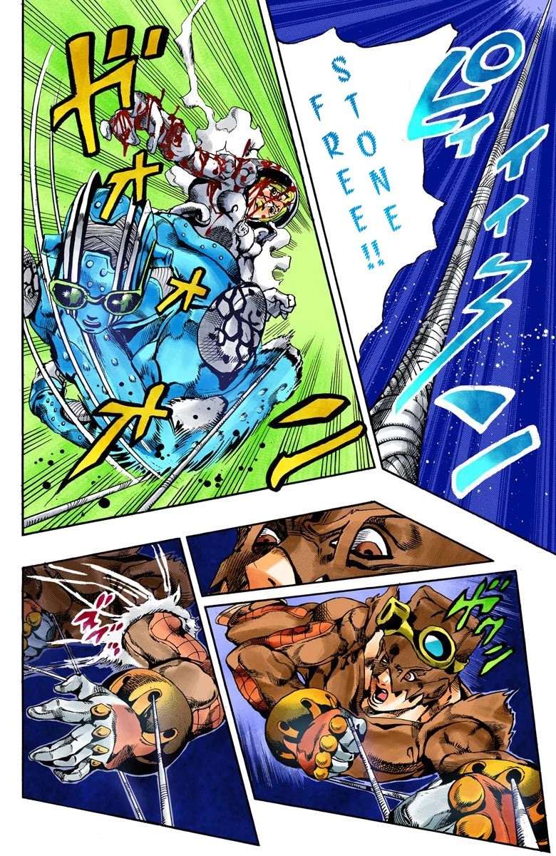 JoJo's Bizarre Adventure Part 6 - Stone Ocean (Official Colored) Chapter 46 page 8 - Chapter 46: Operation Savage Garden Part 7
