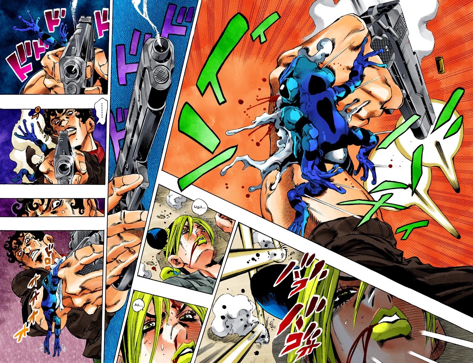JoJo's Bizarre Adventure Part 6 - Stone Ocean (Official Colored) Chapter 48 page 10 - Chapter 48: Heavy Rainfall Warning Activated Part 1
