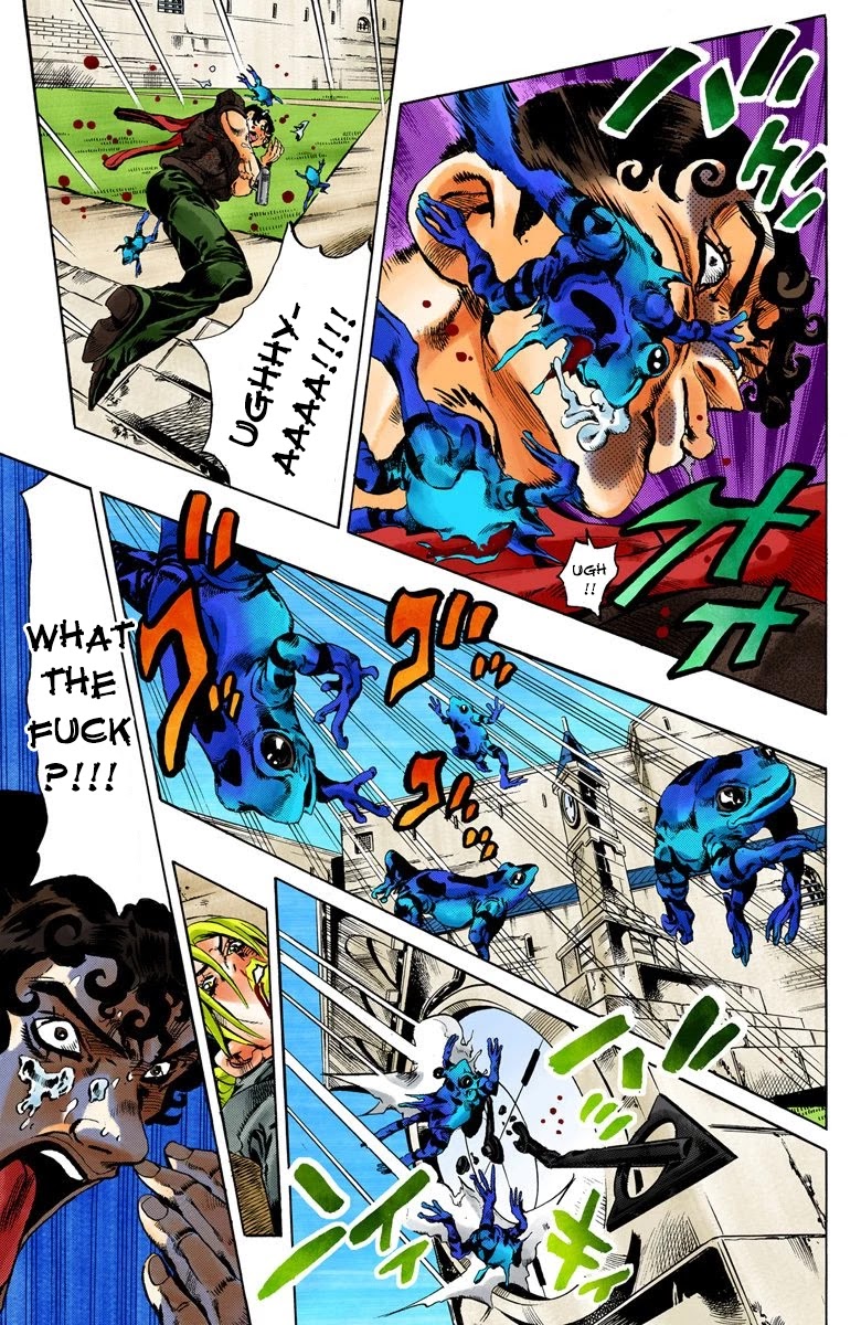 JoJo's Bizarre Adventure Part 6 - Stone Ocean (Official Colored) Chapter 48 page 12 - Chapter 48: Heavy Rainfall Warning Activated Part 1