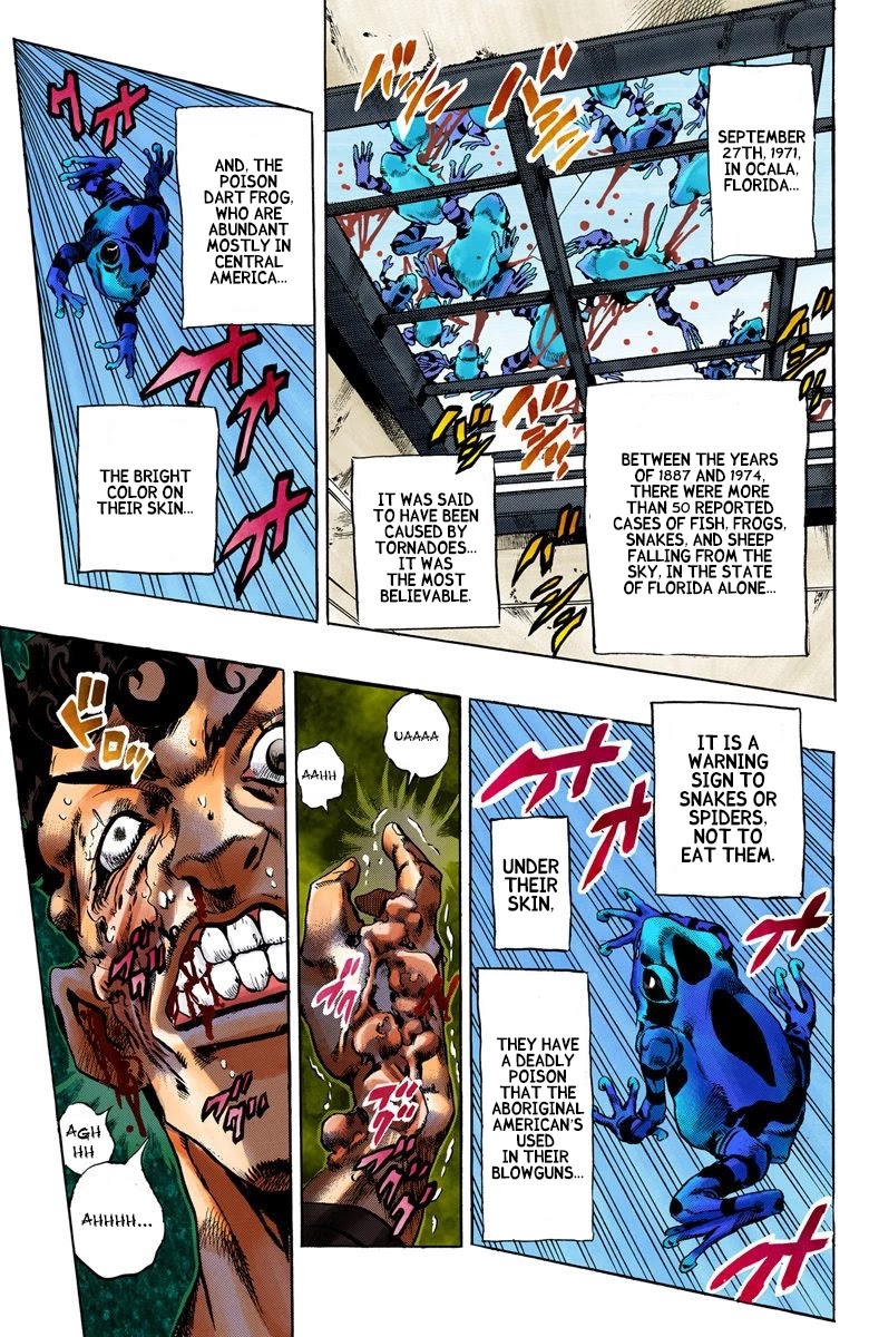 JoJo's Bizarre Adventure Part 6 - Stone Ocean (Official Colored) Chapter 48 page 16 - Chapter 48: Heavy Rainfall Warning Activated Part 1