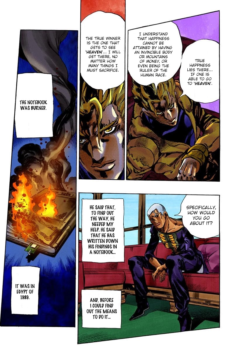 JoJo's Bizarre Adventure Part 6 - Stone Ocean (Official Colored) Chapter 48 page 3 - Chapter 48: Heavy Rainfall Warning Activated Part 1