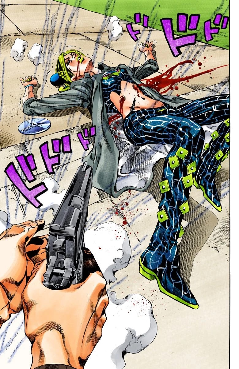 JoJo's Bizarre Adventure Part 6 - Stone Ocean (Official Colored) Chapter 48 page 5 - Chapter 48: Heavy Rainfall Warning Activated Part 1