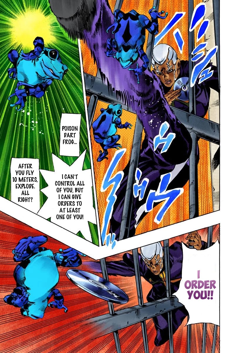 JoJo's Bizarre Adventure Part 6 - Stone Ocean (Official Colored) Chapter 49 page 14 - Chapter 49: Heavy Rainfall Warning Activated Part 2