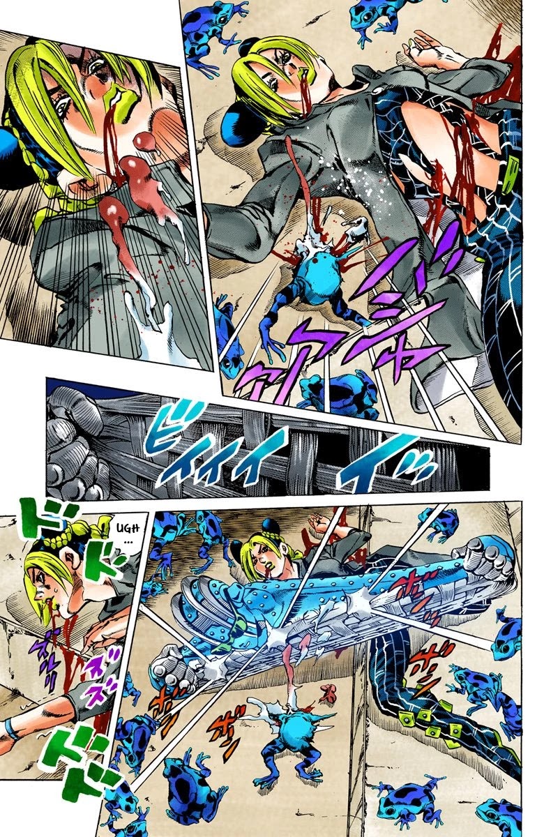 JoJo's Bizarre Adventure Part 6 - Stone Ocean (Official Colored) Chapter 49 page 4 - Chapter 49: Heavy Rainfall Warning Activated Part 2