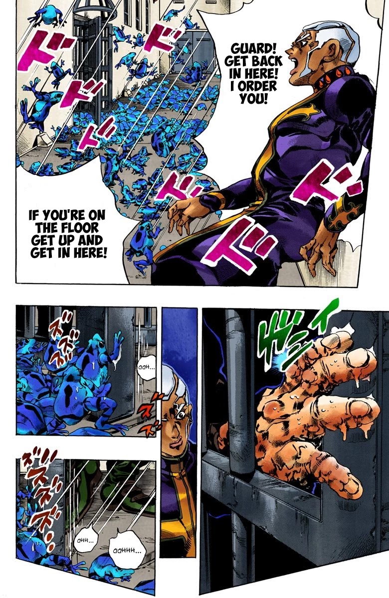 JoJo's Bizarre Adventure Part 6 - Stone Ocean (Official Colored) Chapter 49 page 7 - Chapter 49: Heavy Rainfall Warning Activated Part 2