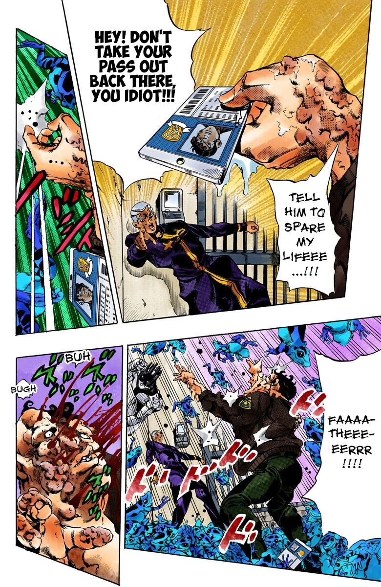 JoJo's Bizarre Adventure Part 6 - Stone Ocean (Official Colored) Chapter 49 page 9 - Chapter 49: Heavy Rainfall Warning Activated Part 2