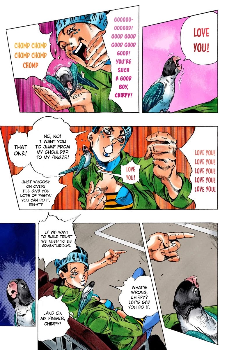 JoJo's Bizarre Adventure Part 6 - Stone Ocean (Official Colored) Chapter 5 page 12 - Chapter 5: Prisoner FE40536 Jolyne Cujoh Part 2