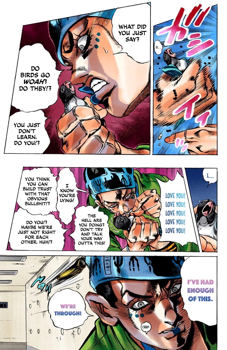JoJo's Bizarre Adventure Part 6 - Stone Ocean (Official Colored) Chapter 5 page 14 - Chapter 5: Prisoner FE40536 Jolyne Cujoh Part 2