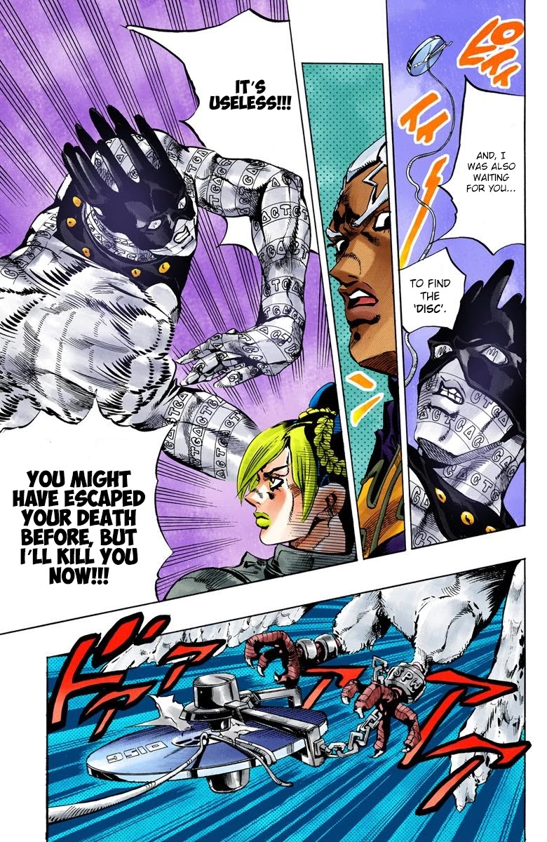 JoJo's Bizarre Adventure Part 6 - Stone Ocean (Official Colored) Chapter 50 page 10 - Chapter 50: Heavy Rainfall Warning Activated Part 3