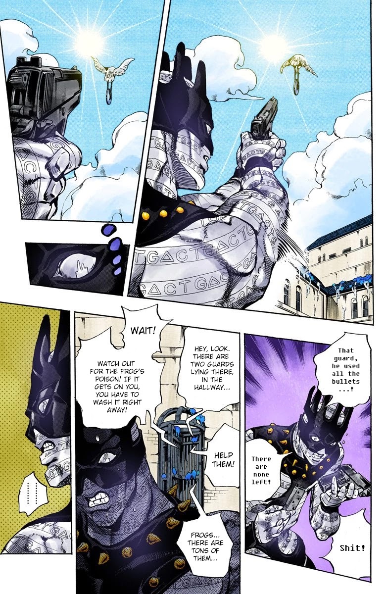 JoJo's Bizarre Adventure Part 6 - Stone Ocean (Official Colored) Chapter 50 page 13 - Chapter 50: Heavy Rainfall Warning Activated Part 3