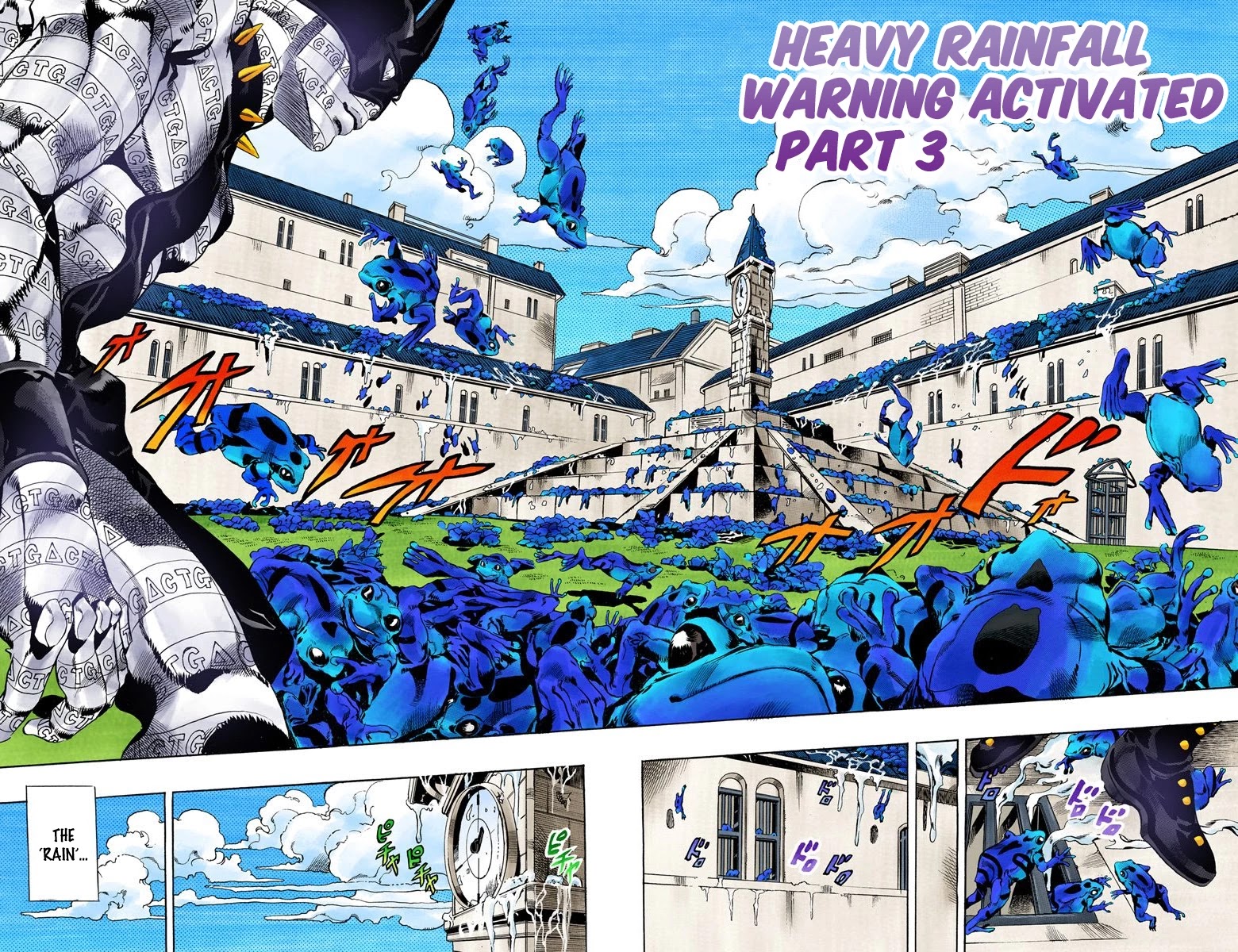 JoJo's Bizarre Adventure Part 6 - Stone Ocean (Official Colored) Chapter 50 page 2 - Chapter 50: Heavy Rainfall Warning Activated Part 3