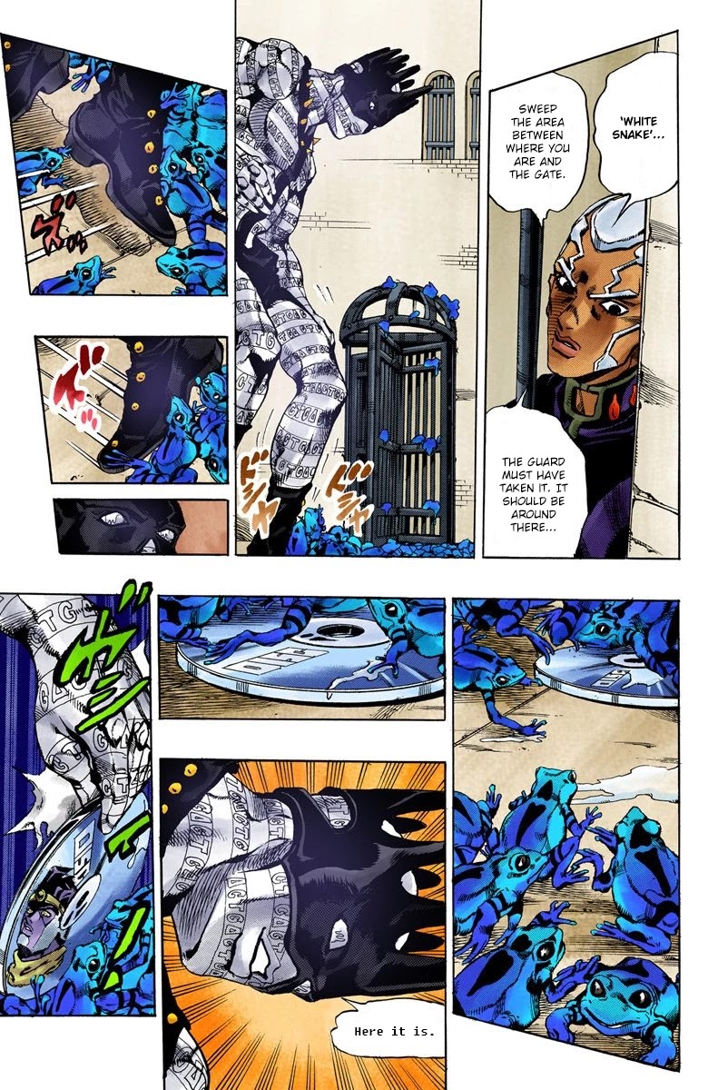 JoJo's Bizarre Adventure Part 6 - Stone Ocean (Official Colored) Chapter 50 page 6 - Chapter 50: Heavy Rainfall Warning Activated Part 3