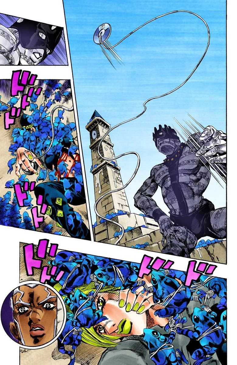 JoJo's Bizarre Adventure Part 6 - Stone Ocean (Official Colored) Chapter 50 page 8 - Chapter 50: Heavy Rainfall Warning Activated Part 3