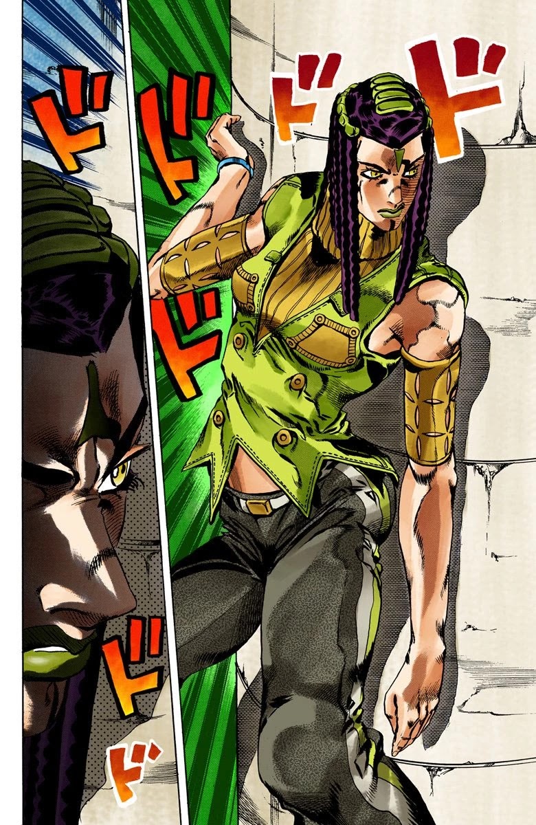 JoJo's Bizarre Adventure Part 6 - Stone Ocean (Official Colored) Chapter 51 page 16 - Chapter 51: The Kiss of Love and Revenge Part 1