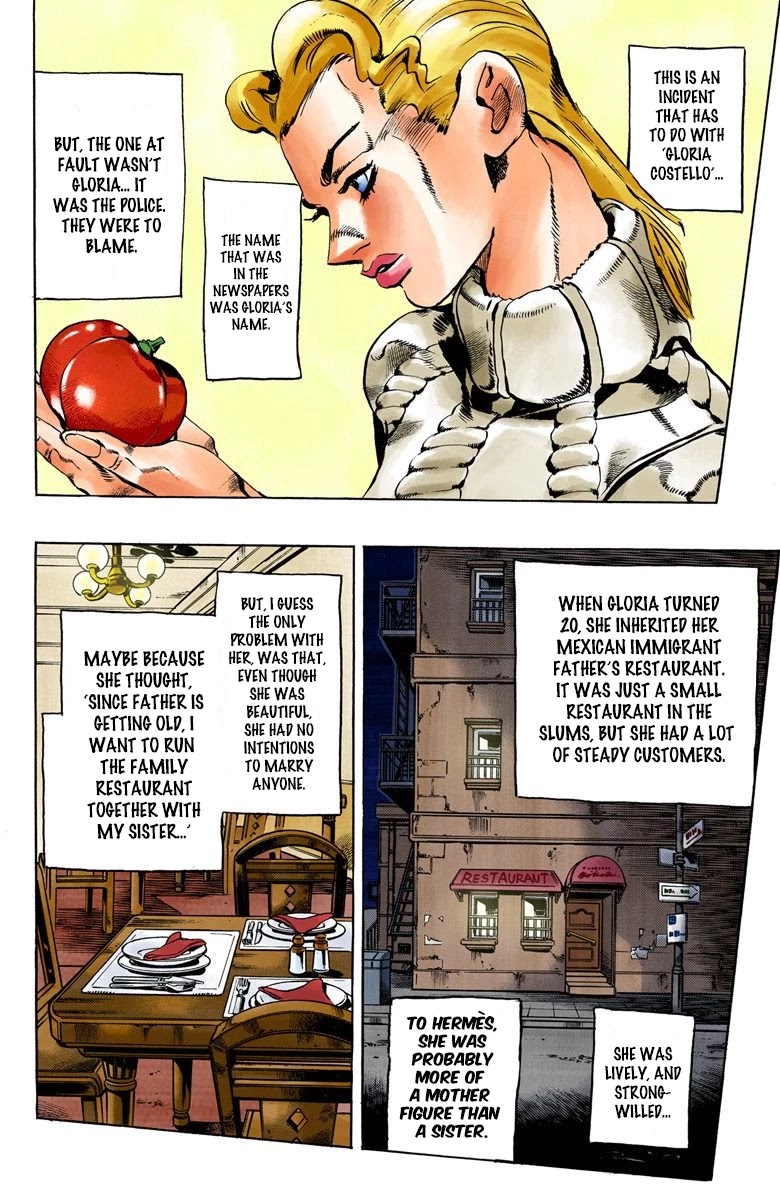 JoJo's Bizarre Adventure Part 6 - Stone Ocean (Official Colored) Chapter 51 page 8 - Chapter 51: The Kiss of Love and Revenge Part 1