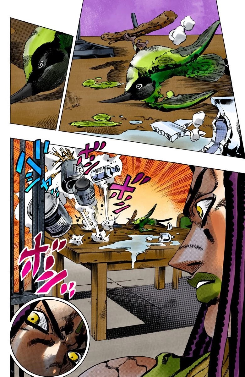 JoJo's Bizarre Adventure Part 6 - Stone Ocean (Official Colored) Chapter 52 page 15 - Chapter 52: The Kiss of Love and Revenge Part 2