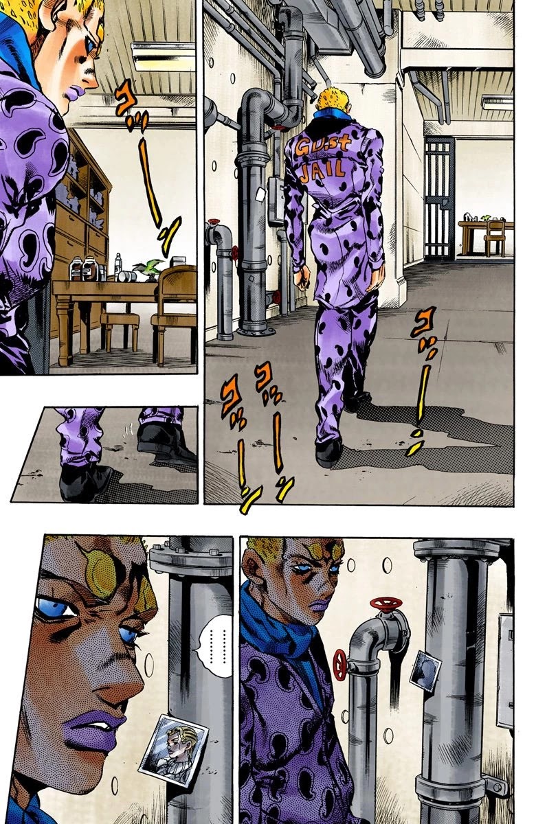 JoJo's Bizarre Adventure Part 6 - Stone Ocean (Official Colored) Chapter 52 page 7 - Chapter 52: The Kiss of Love and Revenge Part 2