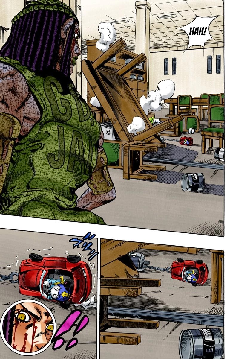JoJo's Bizarre Adventure Part 6 - Stone Ocean (Official Colored) Chapter 53 page 10 - Chapter 53: The Kiss of Love and Revenge Part 3