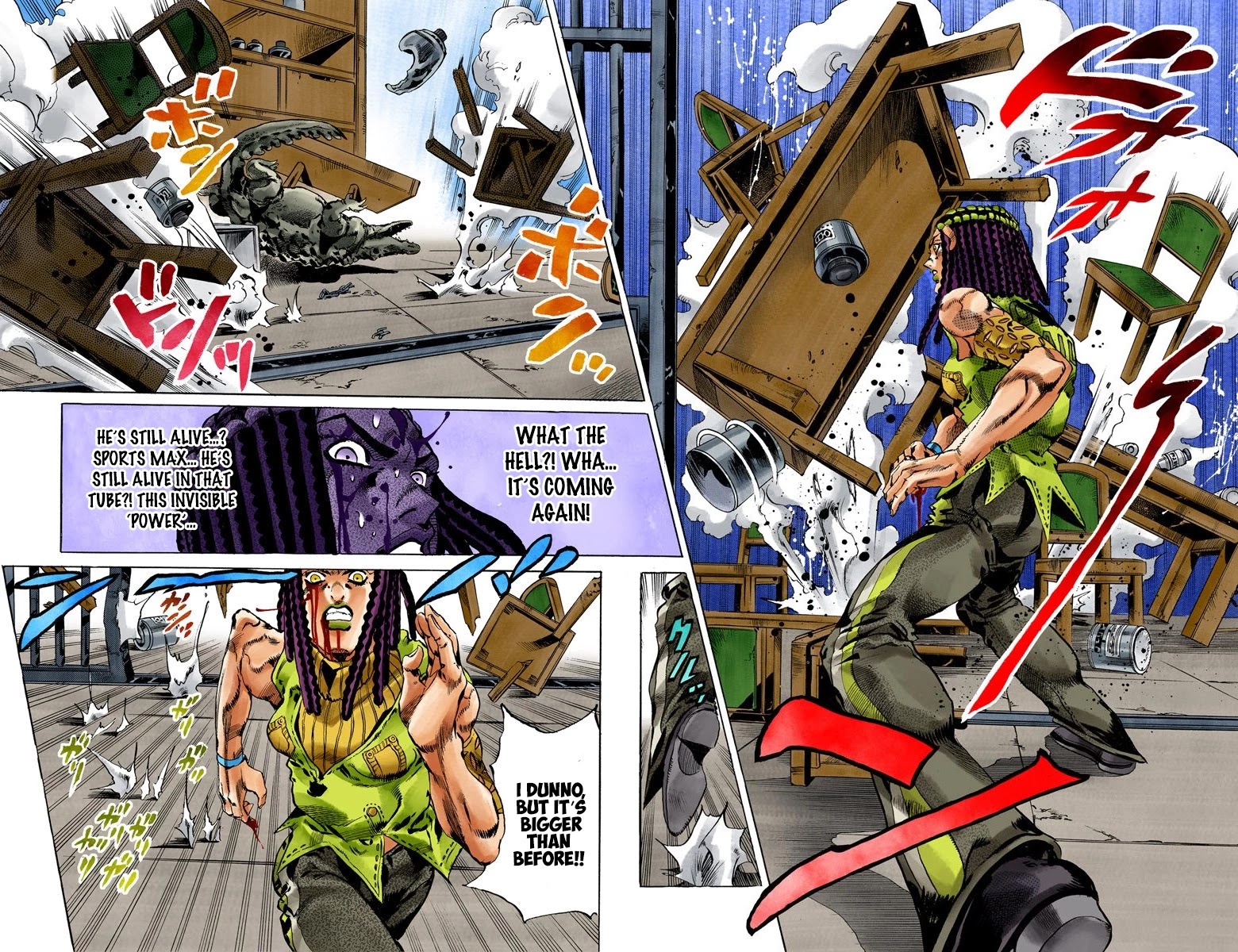 JoJo's Bizarre Adventure Part 6 - Stone Ocean (Official Colored) Chapter 53 page 13 - Chapter 53: The Kiss of Love and Revenge Part 3