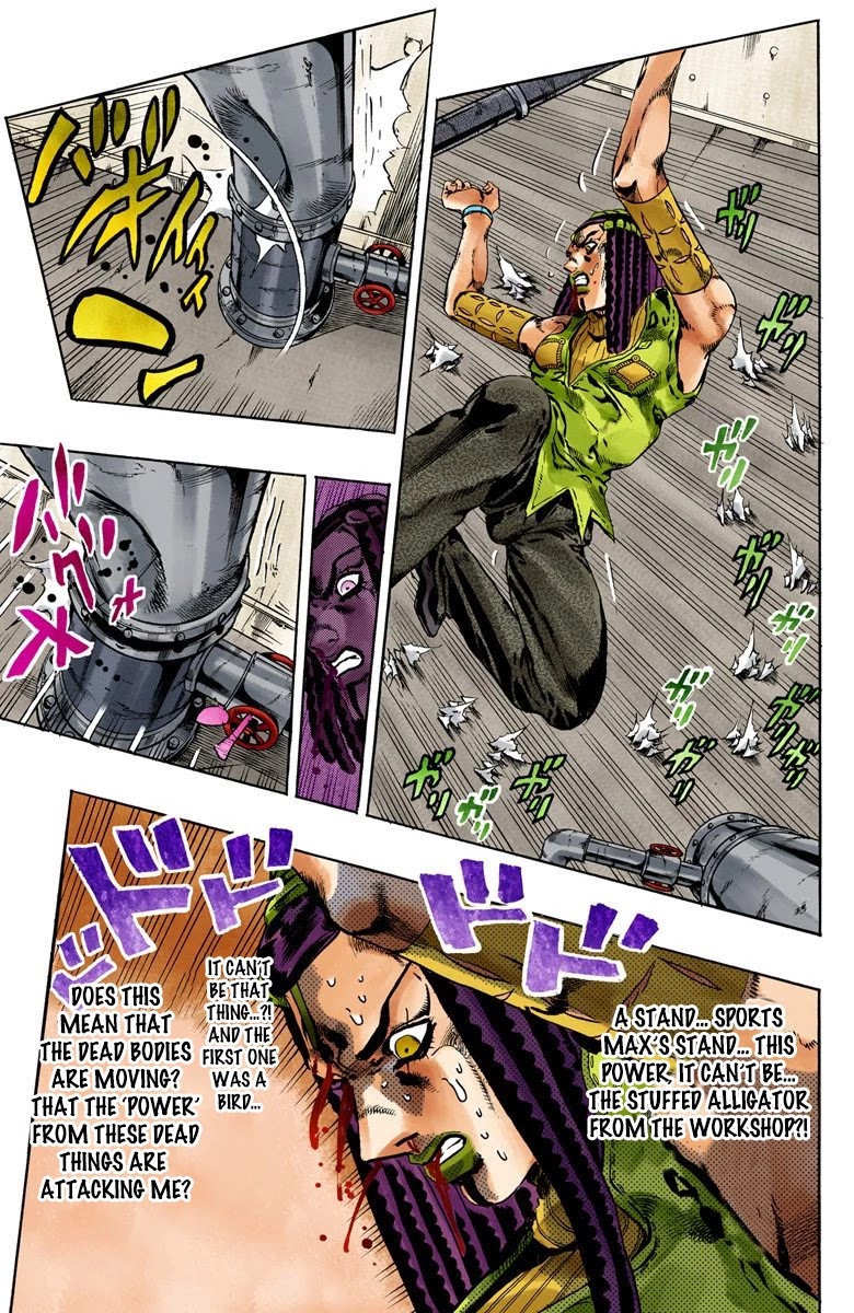 JoJo's Bizarre Adventure Part 6 - Stone Ocean (Official Colored) Chapter 53 page 15 - Chapter 53: The Kiss of Love and Revenge Part 3