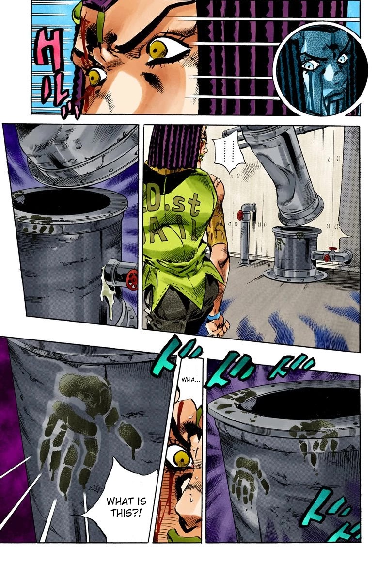 JoJo's Bizarre Adventure Part 6 - Stone Ocean (Official Colored) Chapter 54 page 20 - Chapter 54: The Kiss of Love and Revenge Part 4