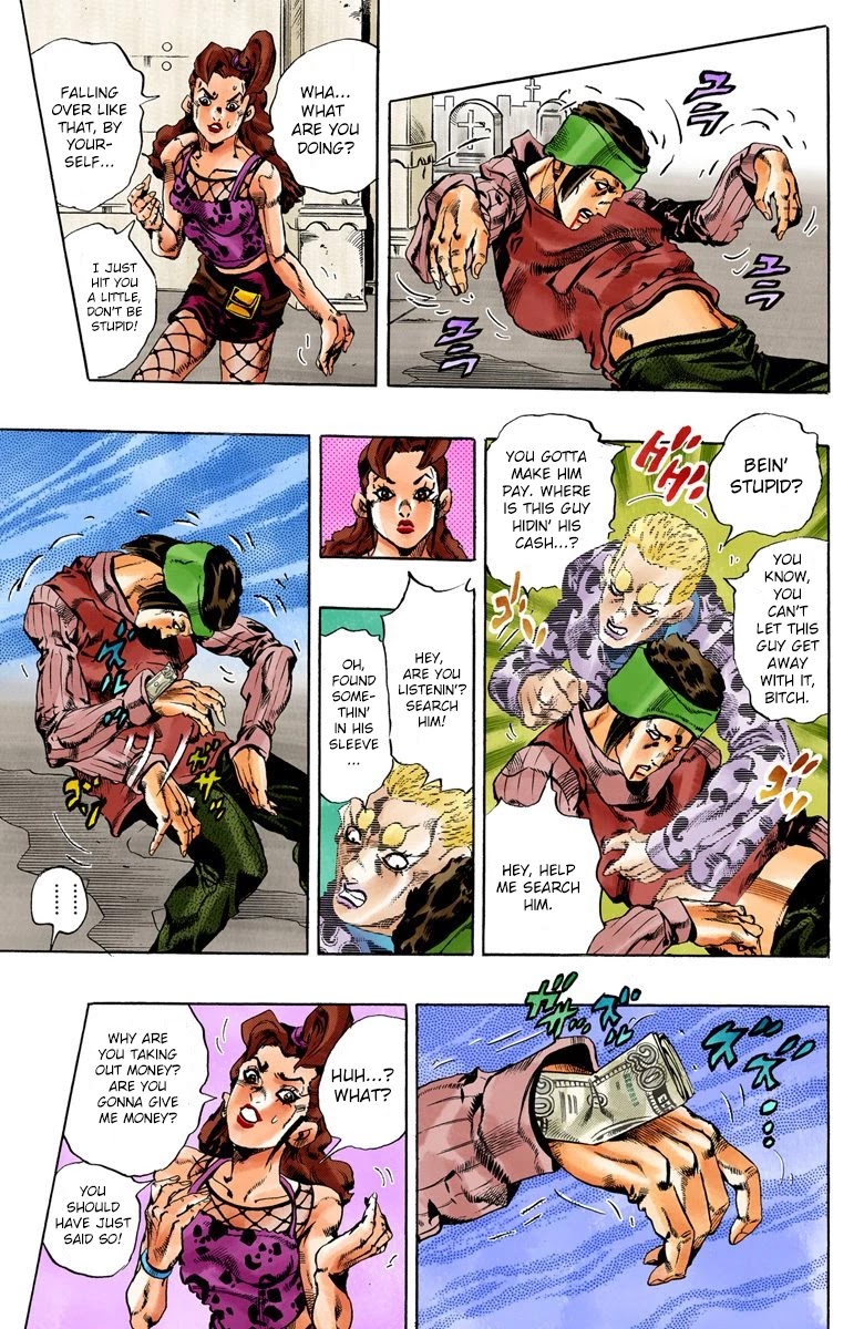 JoJo's Bizarre Adventure Part 6 - Stone Ocean (Official Colored) Chapter 55 page 10 - Chapter 55: The Kiss of Love and Revenge Part 5
