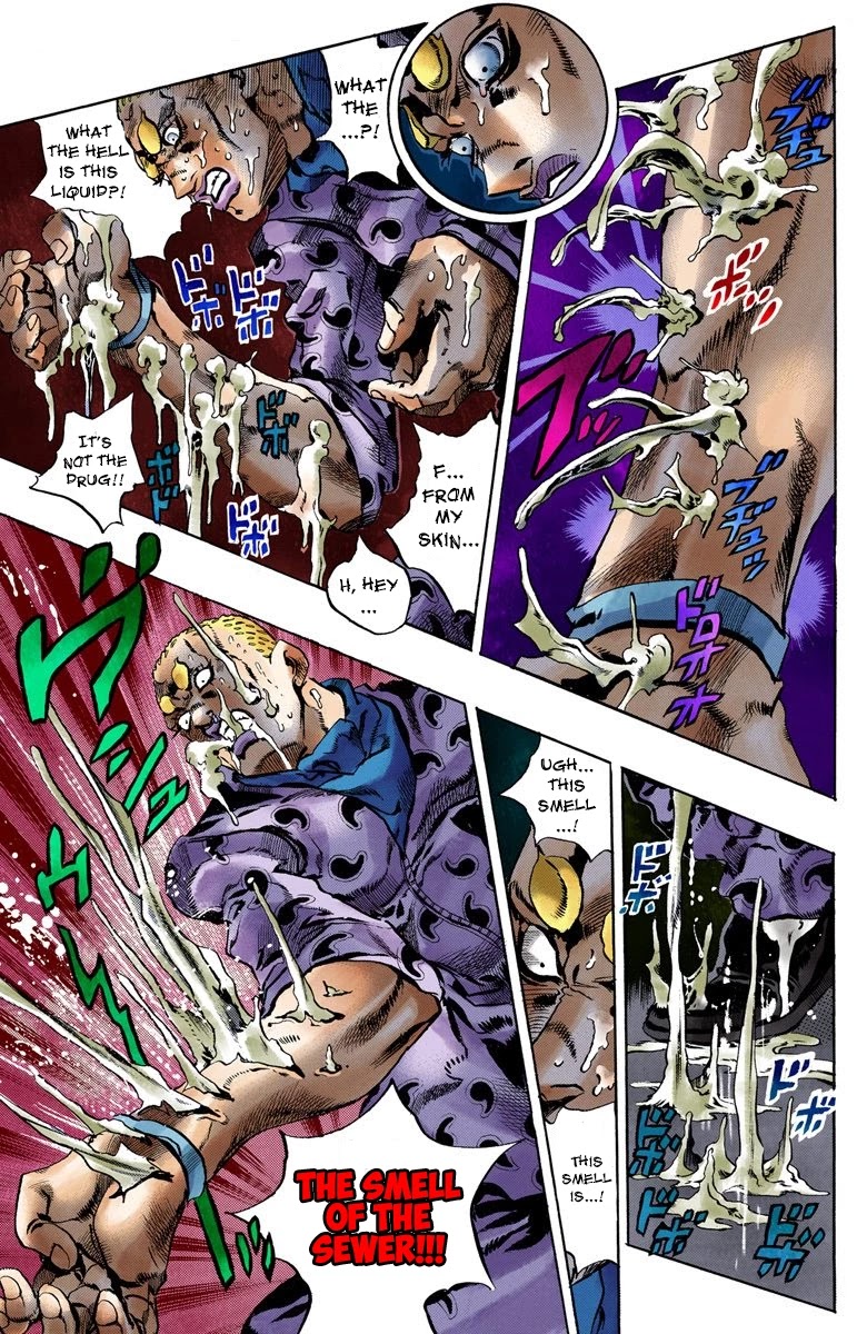 JoJo's Bizarre Adventure Part 6 - Stone Ocean (Official Colored) Chapter 55 page 14 - Chapter 55: The Kiss of Love and Revenge Part 5