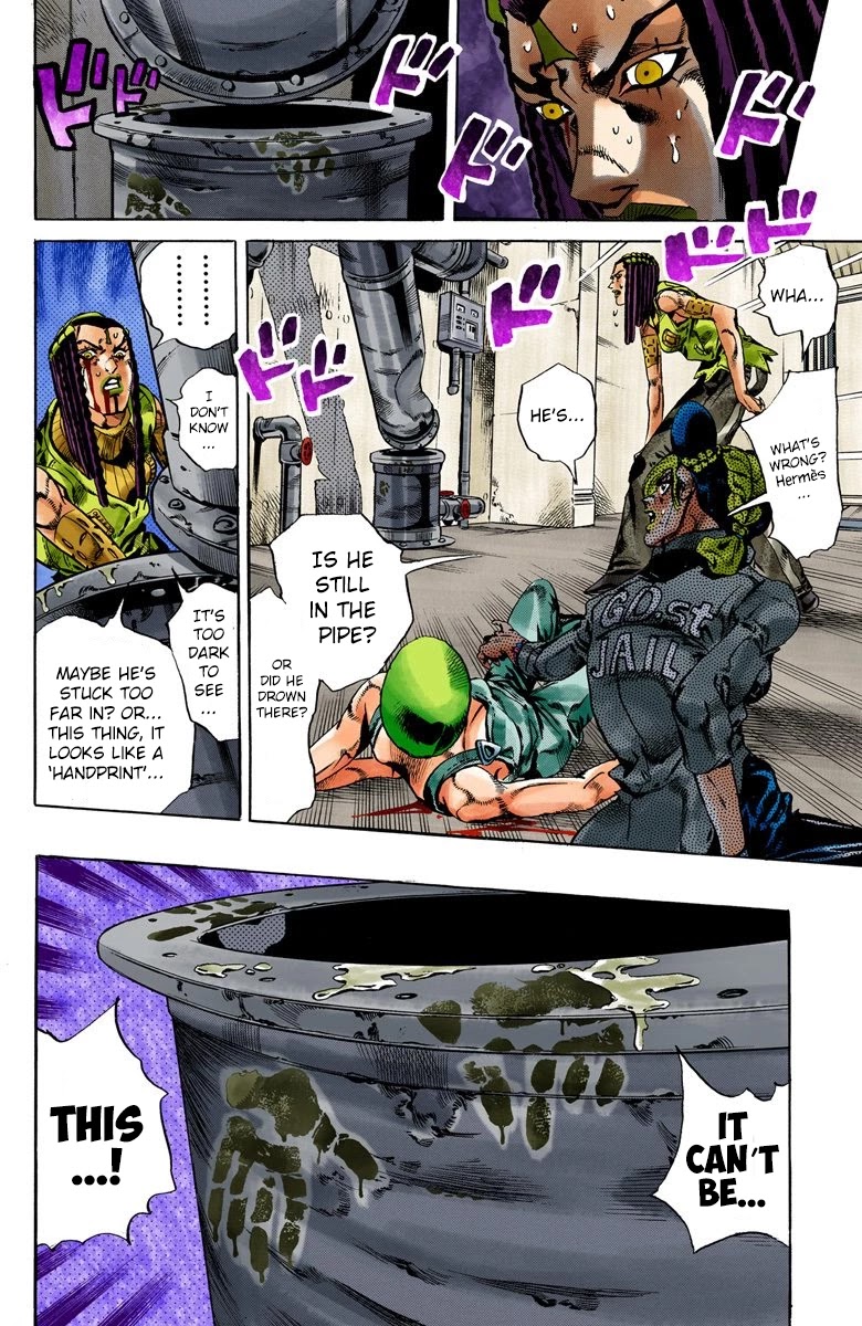 JoJo's Bizarre Adventure Part 6 - Stone Ocean (Official Colored) Chapter 55 page 7 - Chapter 55: The Kiss of Love and Revenge Part 5