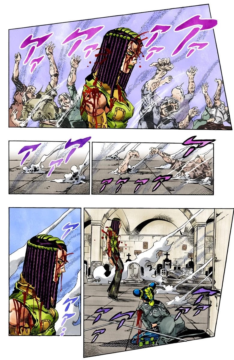 JoJo's Bizarre Adventure Part 6 - Stone Ocean (Official Colored) Chapter 57 page 15 - Chapter 57: The Kiss of Love and Revenge Part 7