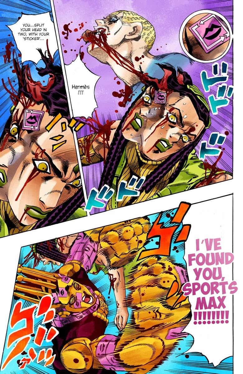 JoJo's Bizarre Adventure Part 6 - Stone Ocean (Official Colored) Chapter 57 page 4 - Chapter 57: The Kiss of Love and Revenge Part 7