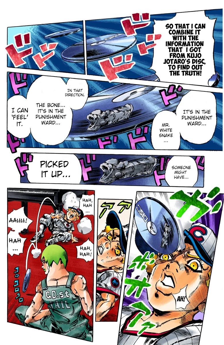 JoJo's Bizarre Adventure Part 6 - Stone Ocean (Official Colored) Chapter 58 page 17 - Chapter 58: Ultra Security Punishment Ward