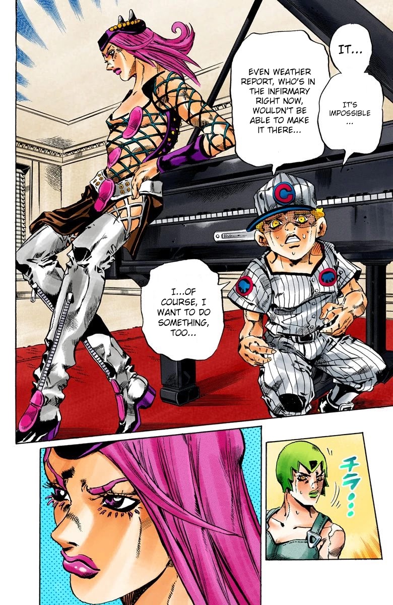 JoJo's Bizarre Adventure Part 6 - Stone Ocean (Official Colored) Chapter 58 page 19 - Chapter 58: Ultra Security Punishment Ward