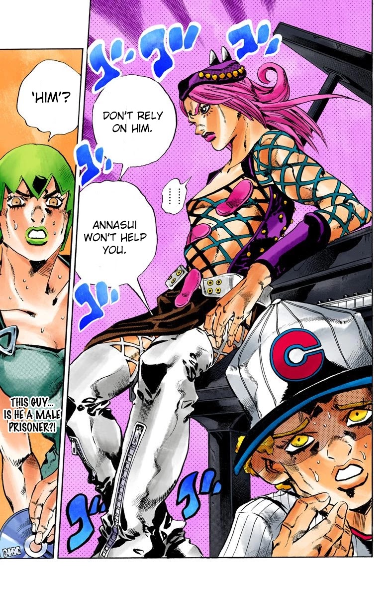 JoJo's Bizarre Adventure Part 6 - Stone Ocean (Official Colored) Chapter 58 page 20 - Chapter 58: Ultra Security Punishment Ward