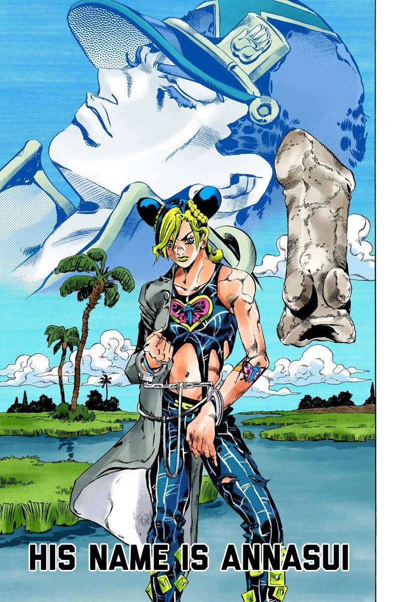 JoJo's Bizarre Adventure Part 6 - Stone Ocean (Official Colored) Chapter 59 page 1 - Chapter 59: His Name is Annasui