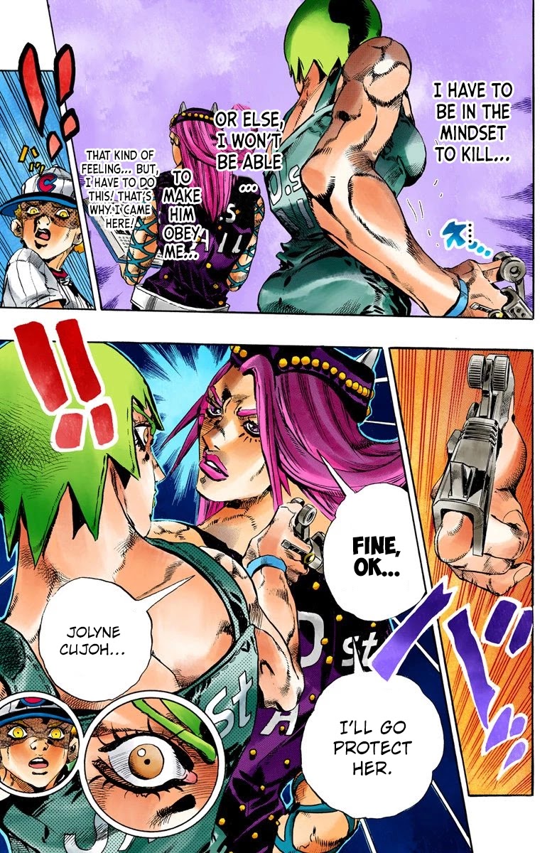 JoJo's Bizarre Adventure Part 6 - Stone Ocean (Official Colored) Chapter 59 page 11 - Chapter 59: His Name is Annasui