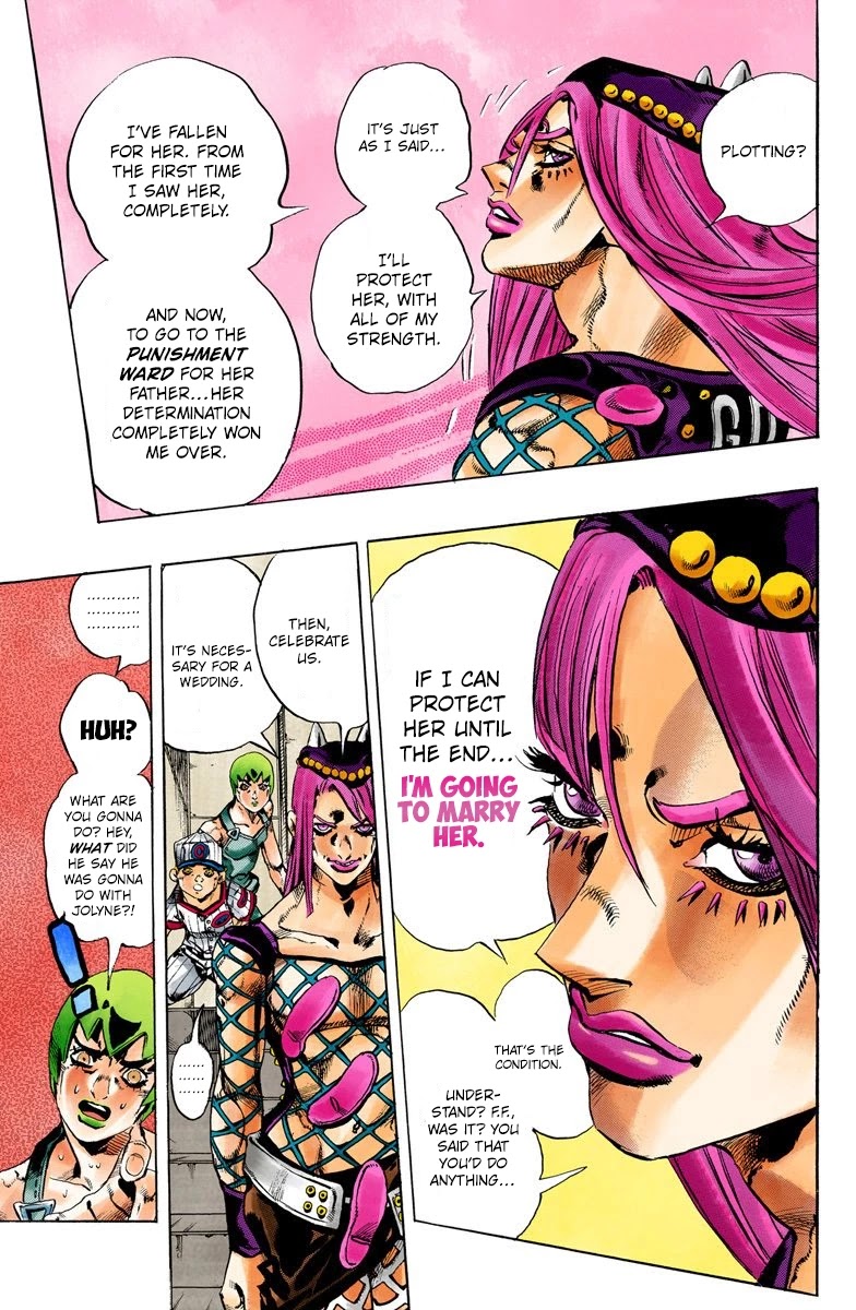JoJo's Bizarre Adventure Part 6 - Stone Ocean (Official Colored) Chapter 59 page 13 - Chapter 59: His Name is Annasui