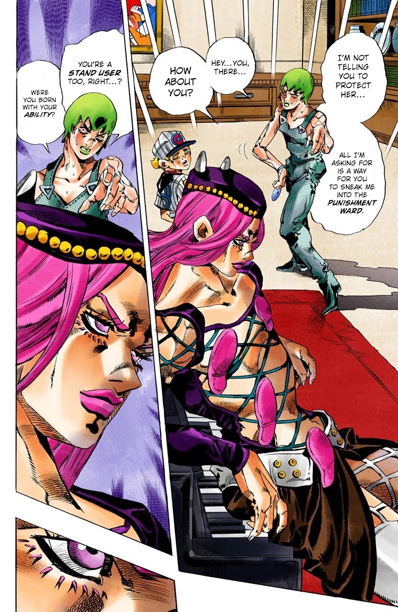 JoJo's Bizarre Adventure Part 6 - Stone Ocean (Official Colored) Chapter 59 page 4 - Chapter 59: His Name is Annasui
