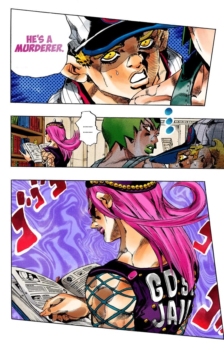 JoJo's Bizarre Adventure Part 6 - Stone Ocean (Official Colored) Chapter 59 page 6 - Chapter 59: His Name is Annasui