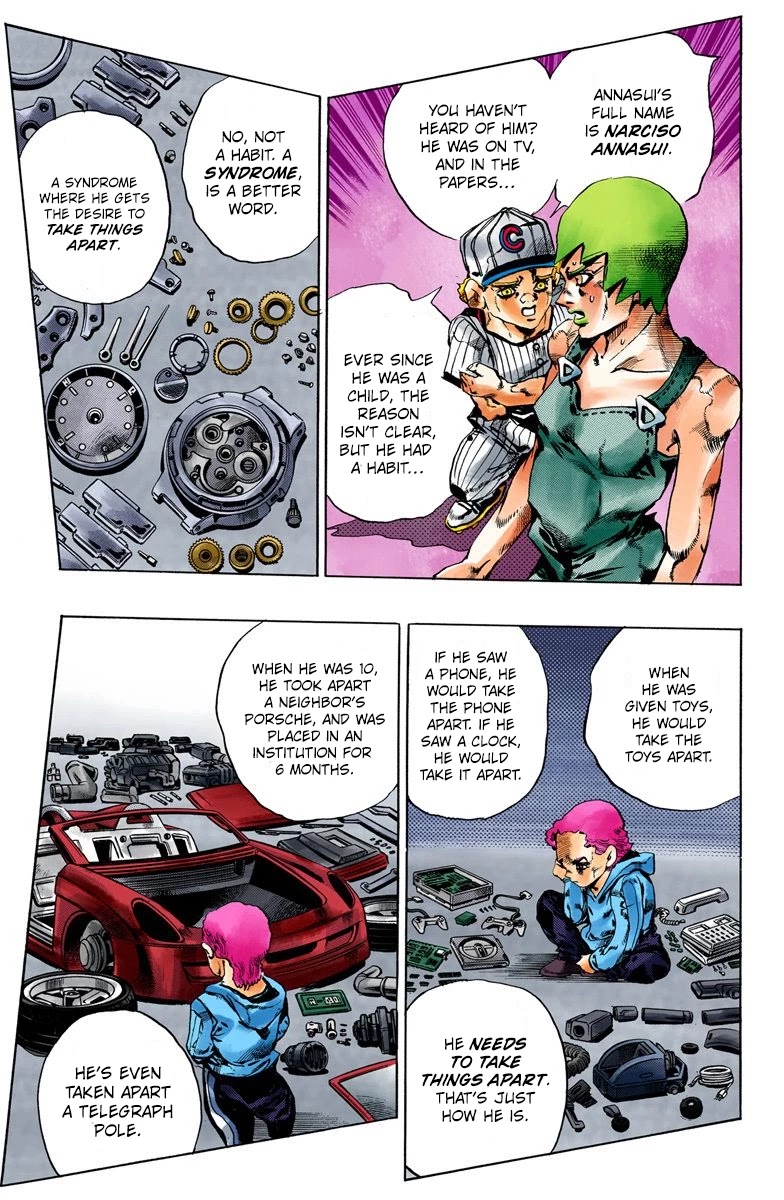 JoJo's Bizarre Adventure Part 6 - Stone Ocean (Official Colored) Chapter 59 page 7 - Chapter 59: His Name is Annasui