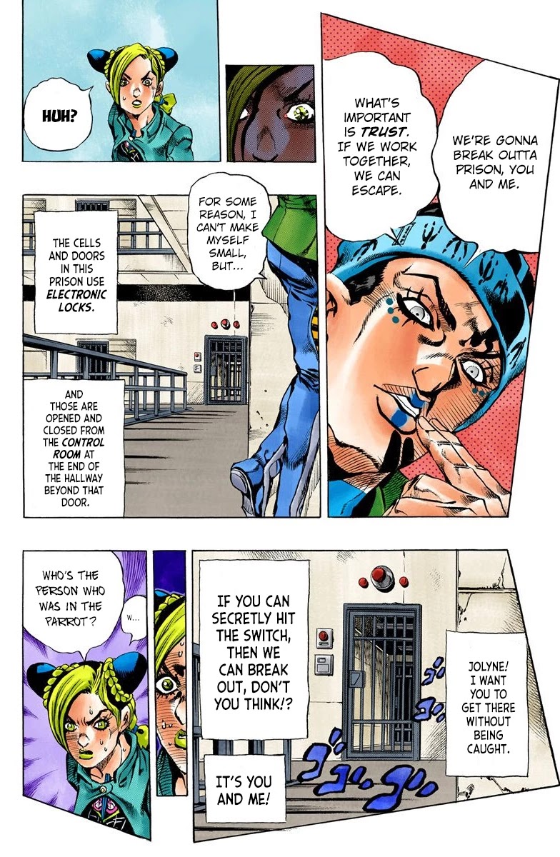 JoJo's Bizarre Adventure Part 6 - Stone Ocean (Official Colored) Chapter 6 page 11 - Chapter 6: Prisoner FE40536 Jolyne Cujoh Part 3